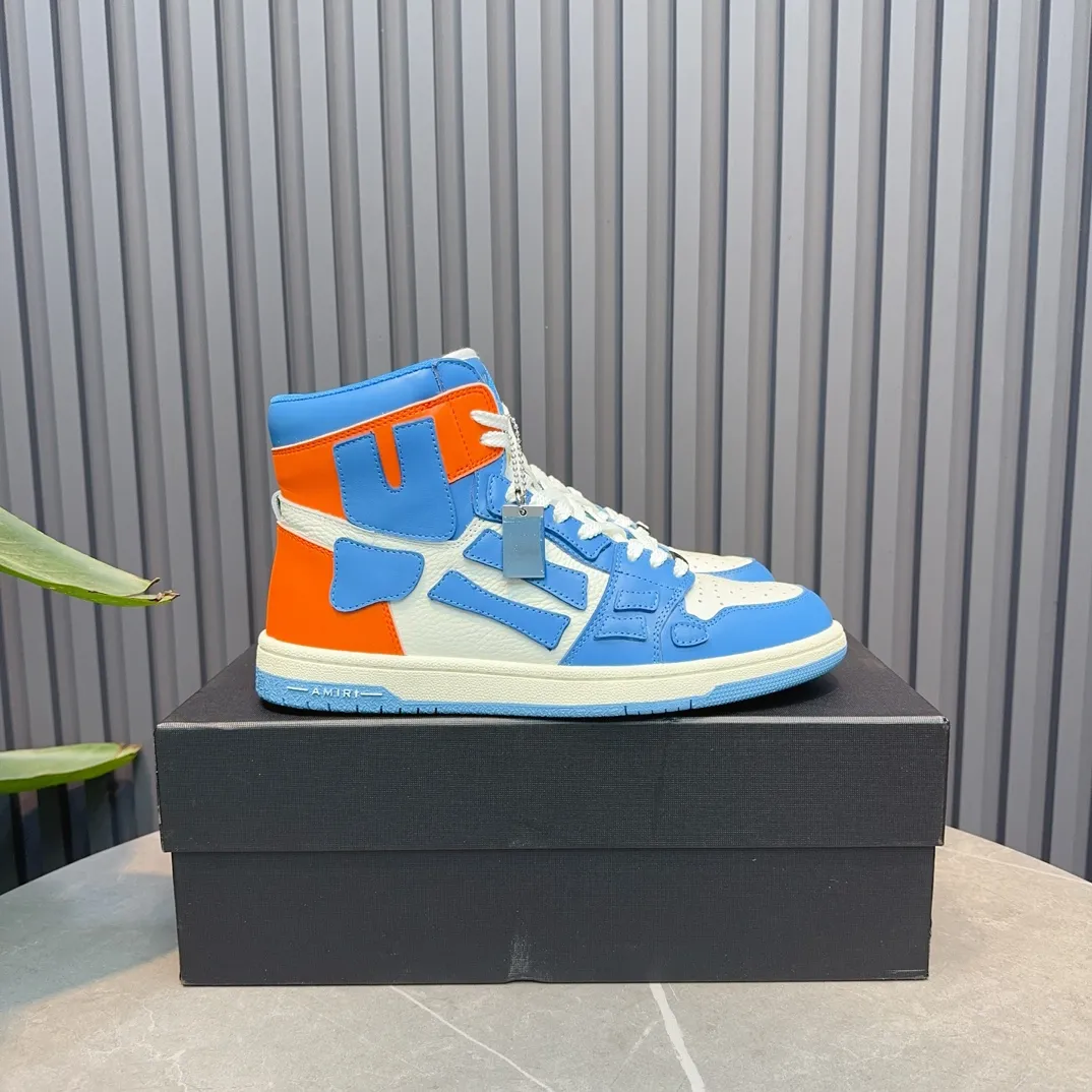 Men's shoes💰620💰 AMIRI AMIRI trendy brand hot sale🔥 Available all year round✅Couples💑 Official website synchronization Imported fabrics 1⃣️ratio 1⃣️Re-engraved, original factory special original sole, 35-45 (38.45. Non-refundable)